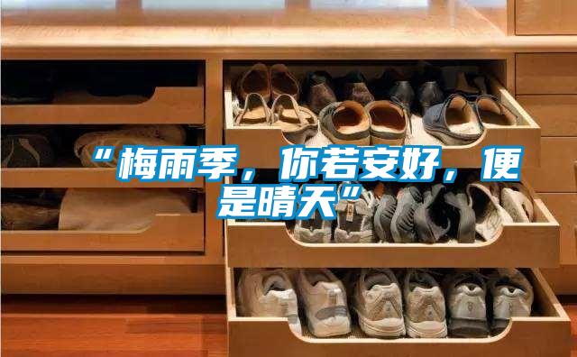 “梅雨季，你若安好，便是晴天”
