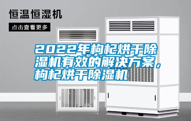 2022年枸杞烘干除濕機有效的解決方案，枸杞烘干除濕機