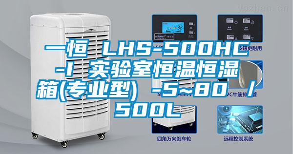 一恒 LHS-500HC-I 實(shí)驗(yàn)室恒溫恒濕箱(專業(yè)型) -5~80℃／500L