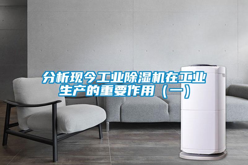 分析現(xiàn)今工業(yè)除濕機在工業(yè)生產的重要作用（一）