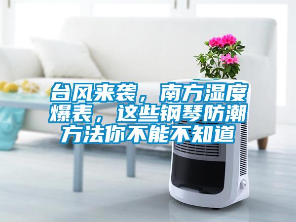 臺(tái)風(fēng)來(lái)襲，南方濕度爆表，這些鋼琴防潮方法你不能不知道