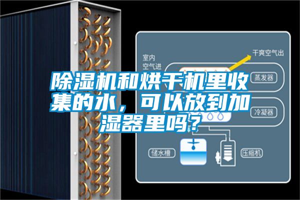 除濕機和烘干機里收集的水，可以放到加濕器里嗎？