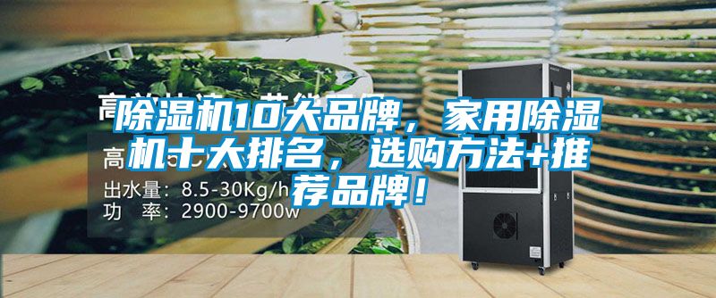 除濕機(jī)10大品牌，家用除濕機(jī)十大排名，選購(gòu)方法+推薦品牌！